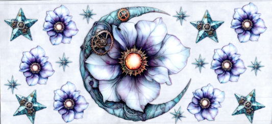 16oz Moon & Flower Steampunk 29