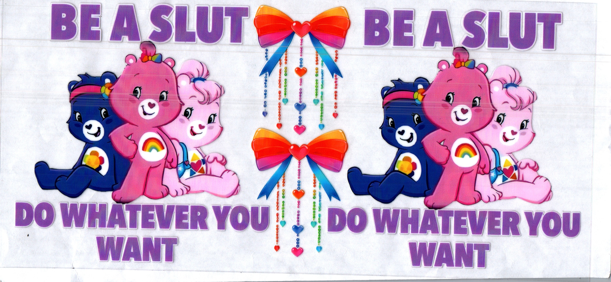 16 oz be a sl** bear misc 290