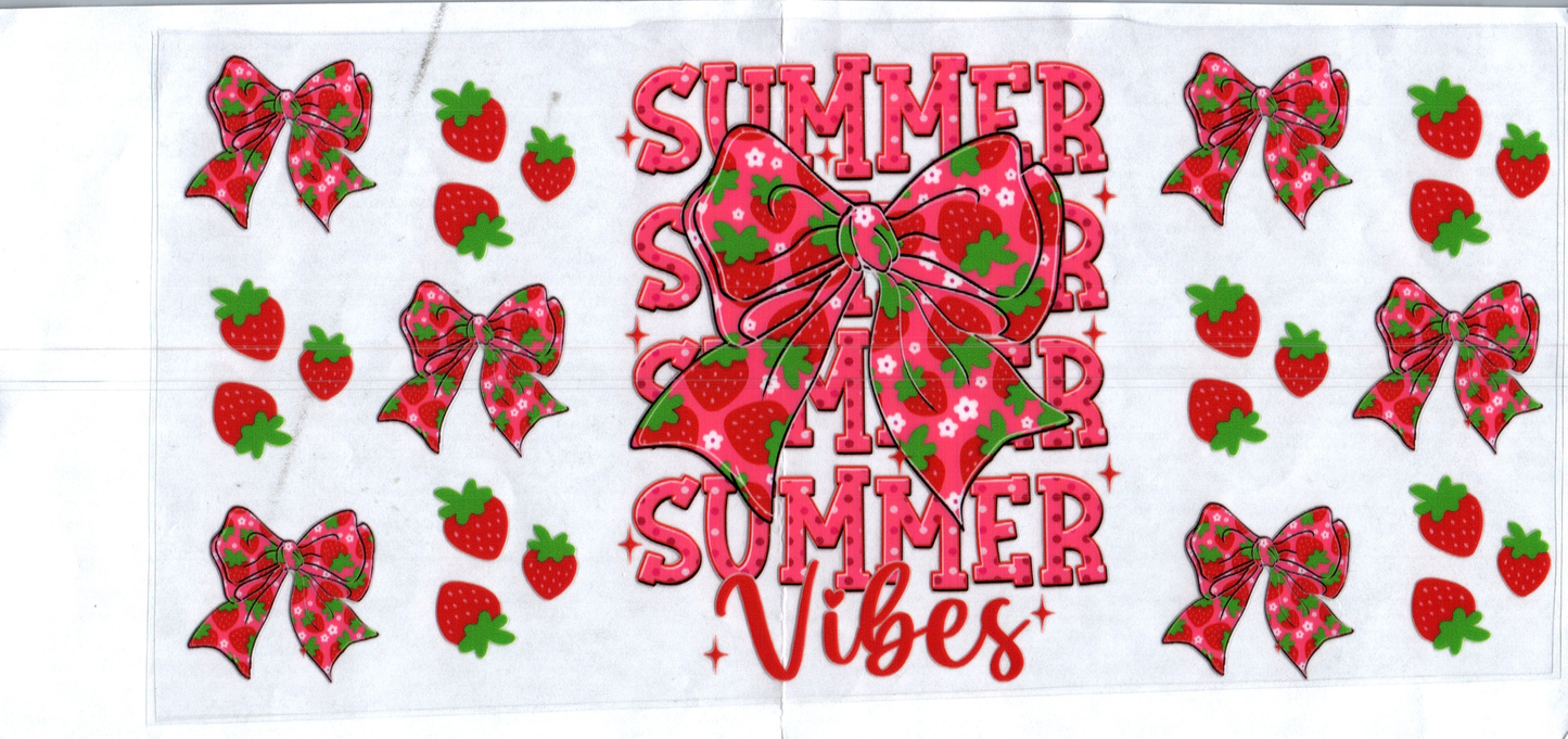 16 oz Summer vibes strawberries Summer 29