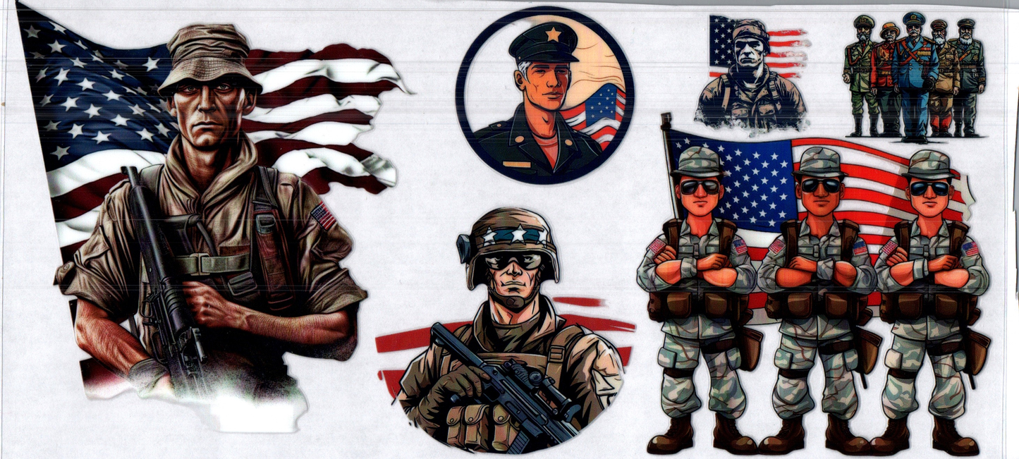 16 oz Military Soldiers 24