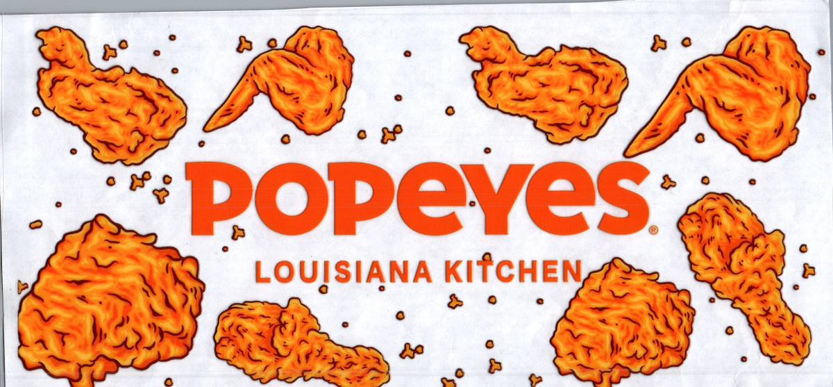16oz popeyes louisiana kitchen chicken 297