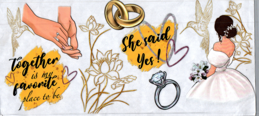16oz She said YES Wedding 3