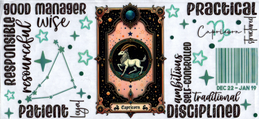 16oz Zodiac Tarot Card Capricorn 3