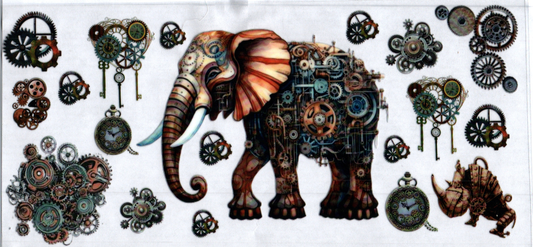 16oz Elephant & Gears Steampunk 3