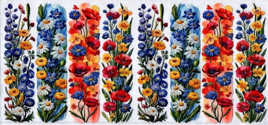 16oz Brush Stroke Flowers 30