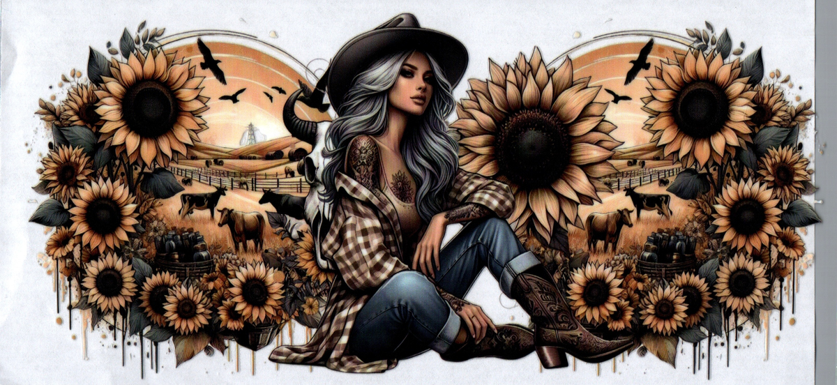 16 oz Tattoo Girl 30