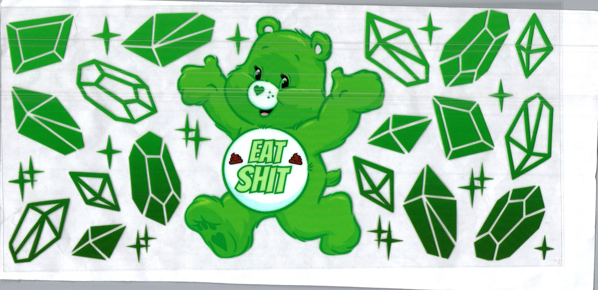 16 oz eat s*** green bear misc 301