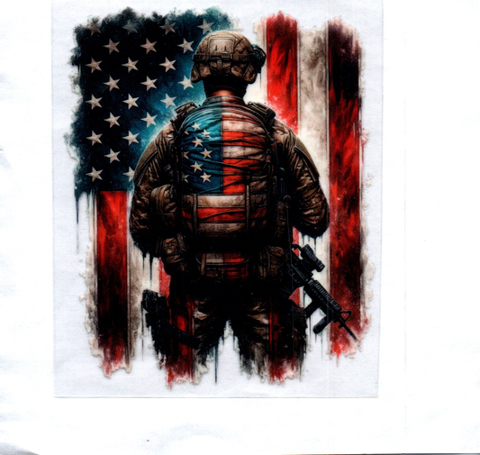 American Soldier Decal