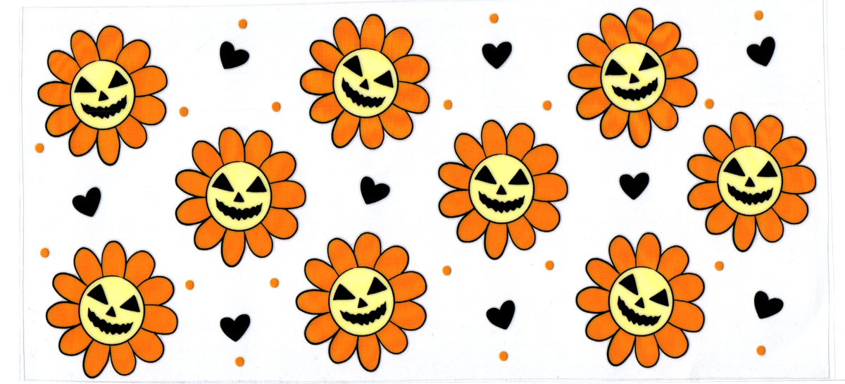 16oz orange flower jack o lanterns halloween 30