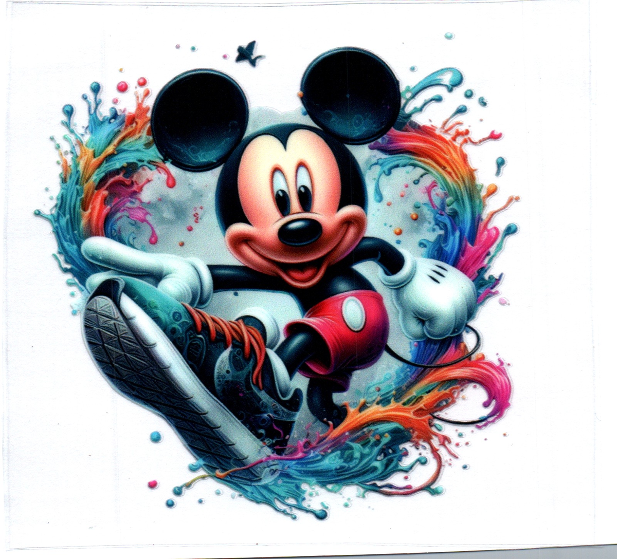mouse water splash heart DECALS 30