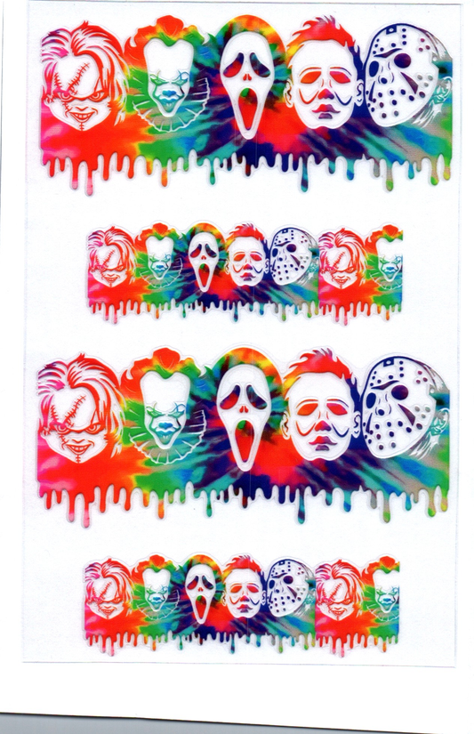 Rainbow Horror Guys Stanley Key Chain Wrap Double 30