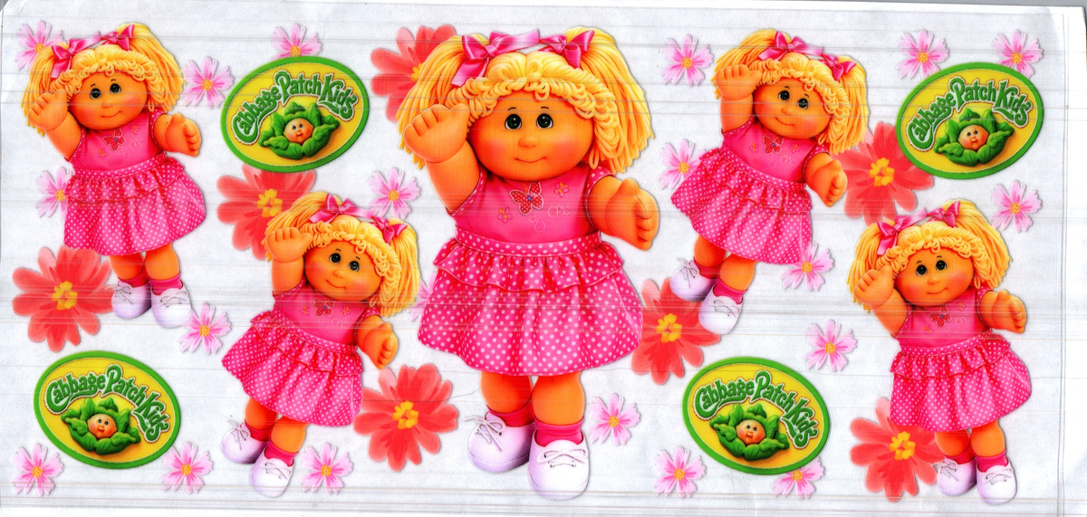 16 oz cabbage doll pink polka dot dressassorted 306