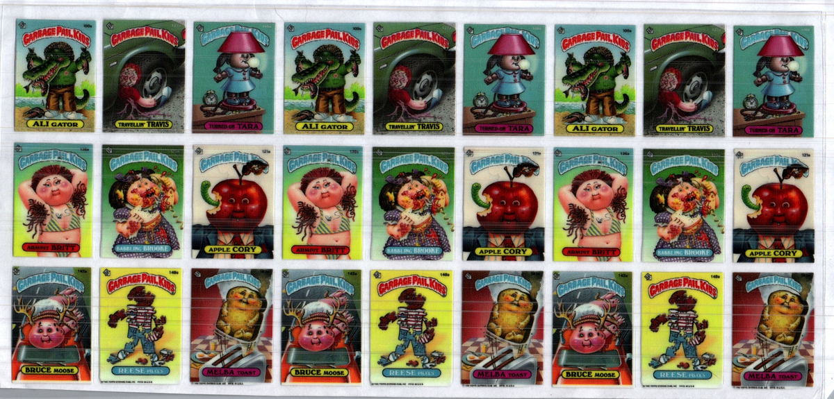 16 oz garbage pail kids ali gator stickers assorted 308