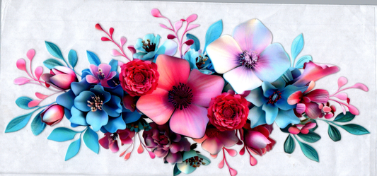 16oz 4 Petal Mixed Flowers 31