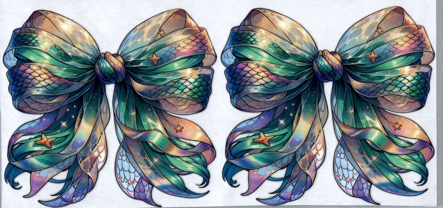 16 oz Netted Bows Sea Life 31 2 Decals