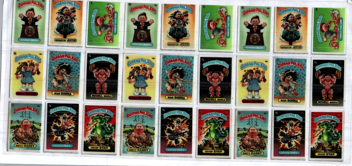 16 oz garbage pail kids rappin ron stickers assorted 310