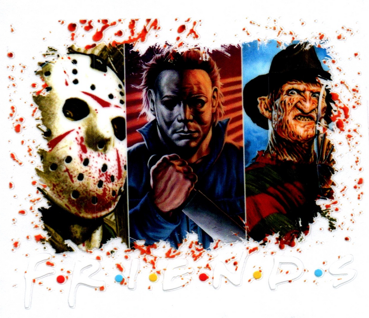 Jason Mike Freddy F*R*I*E*N*D*S Misc. Single Decal 31
