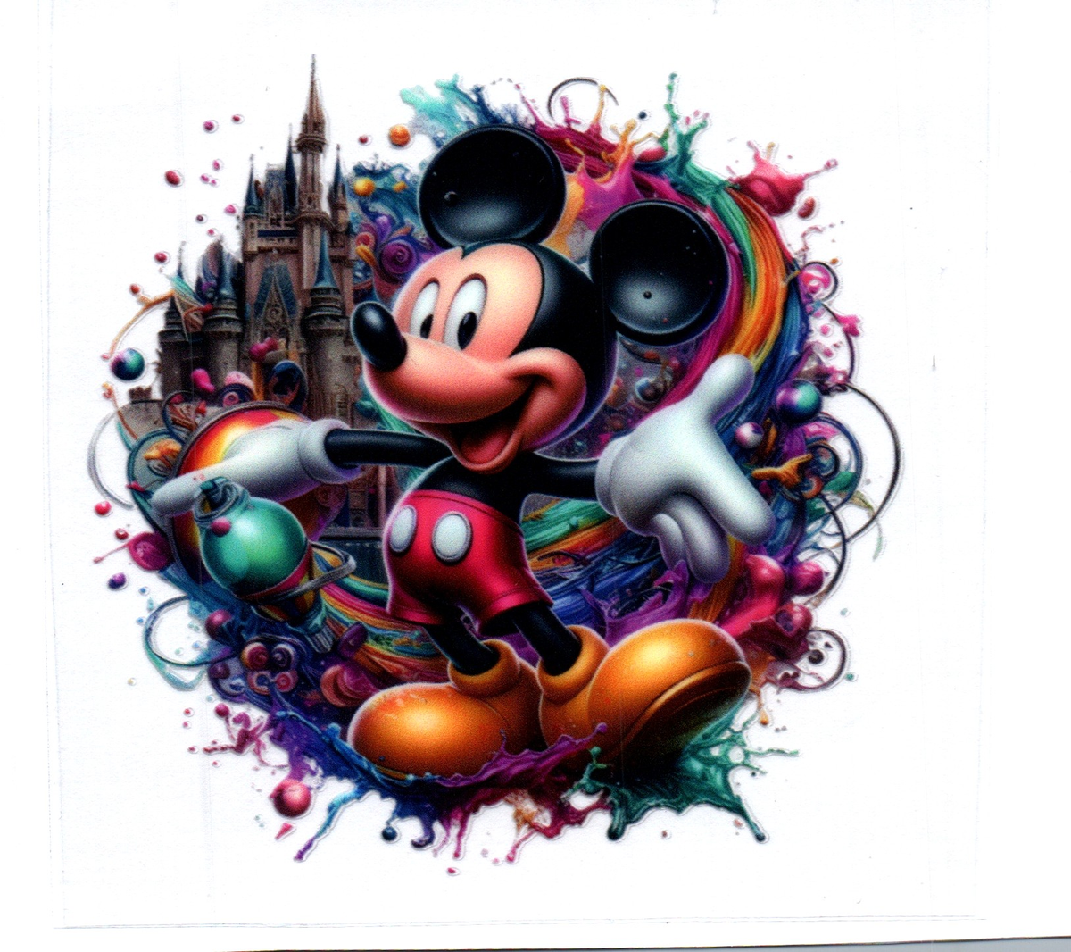 mouse water splash castle DECALS 31