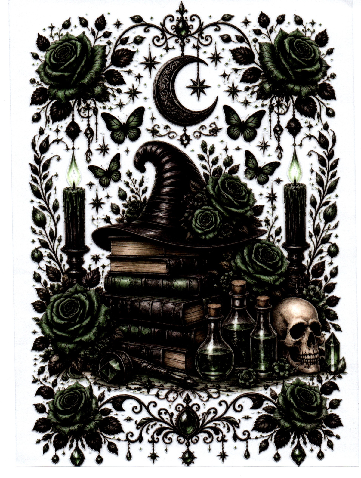 GOTHIC BOOKS AND HAT A5
