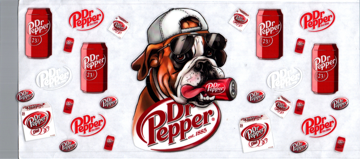 16oz bulldog drinking dr pepper 314