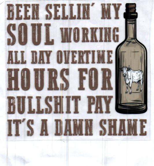 Been selling my soul Decal