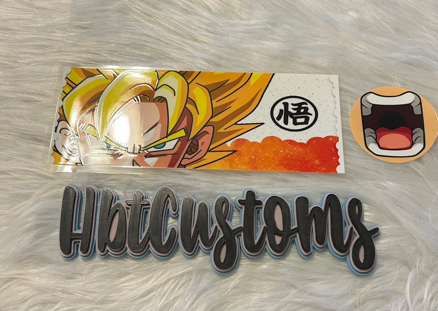 Anime Design 1  11oz coffee cup wrap w/bottom