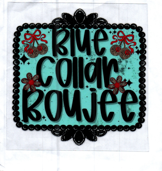 Blue Collar Boujee Dollar Decal