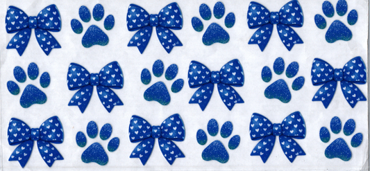16oz Paws & Bows Blue 33