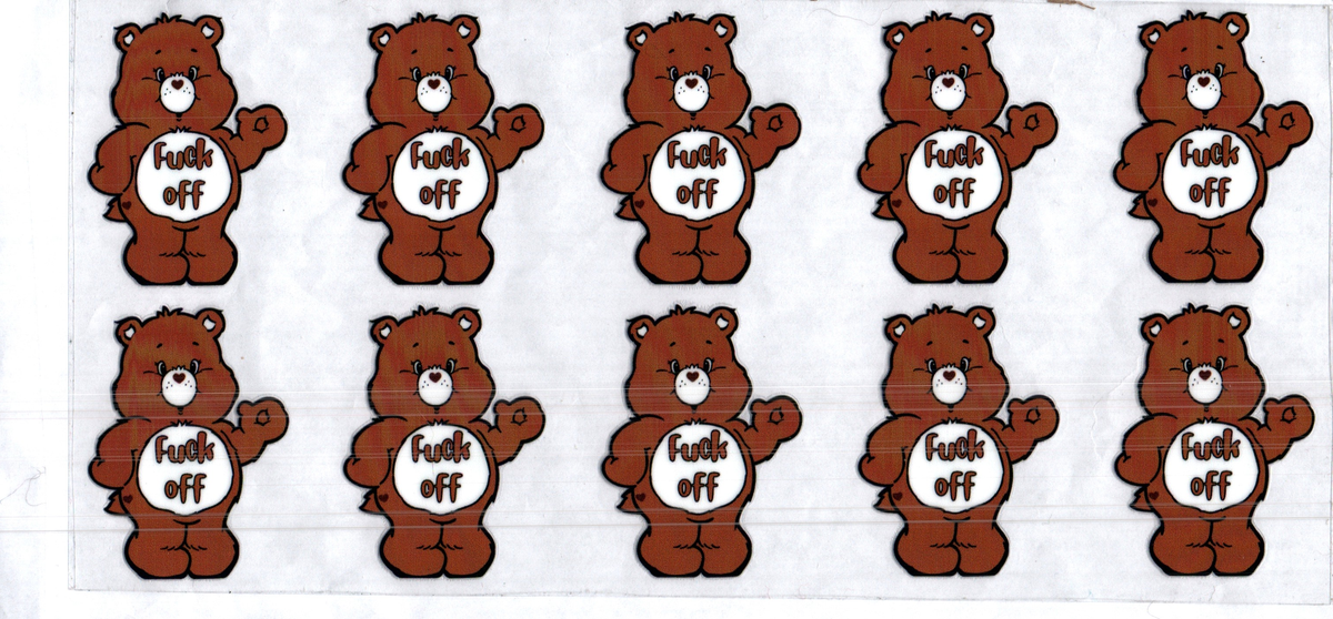 16 oz f*** off brown bears misc 332