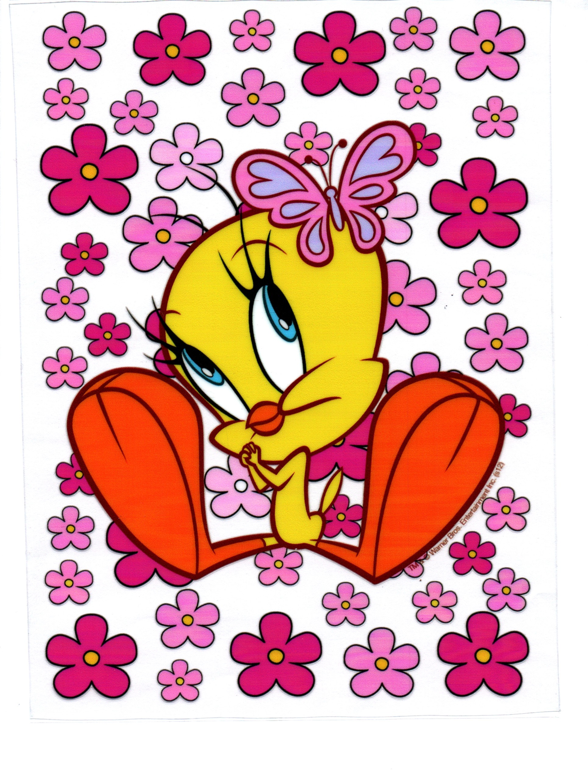 TWEET BIRD W/FLOWERS A5