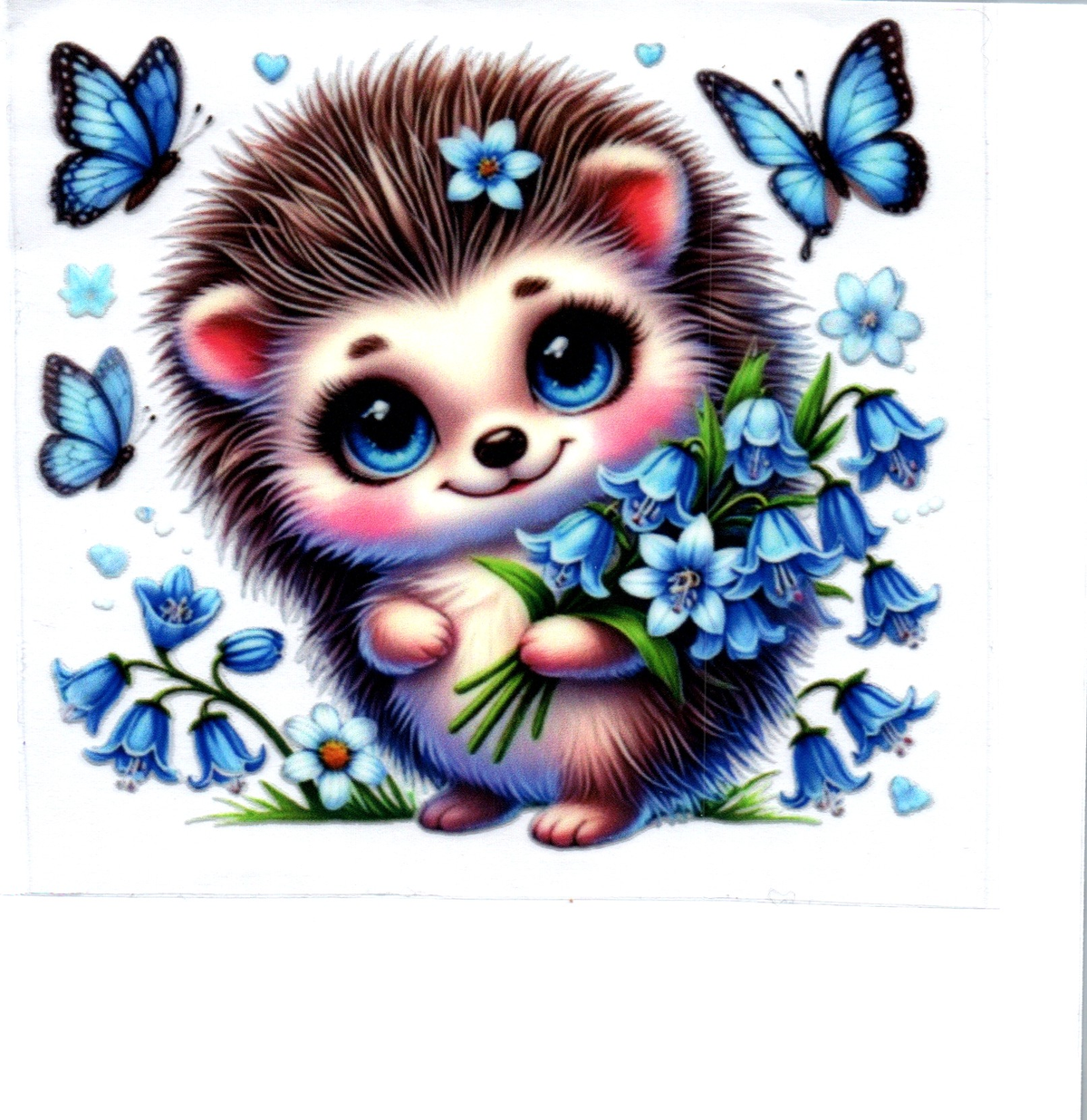 Hedgehog Single Decal 33