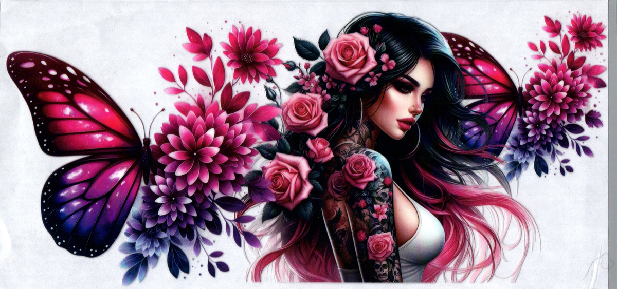 16 oz Tattoo Girl 34