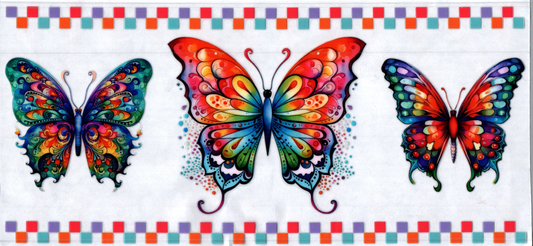 16oz Multicolored Butterflies 34