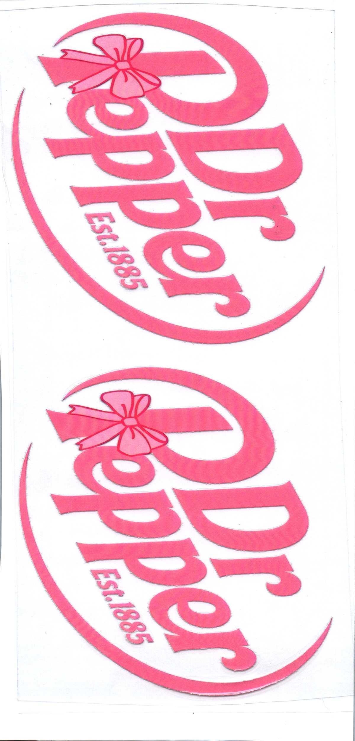 DR PEPPER DECALS
