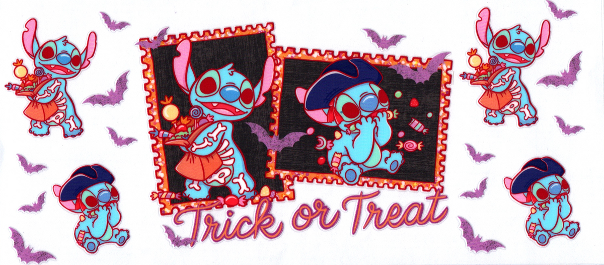 16oz Trick or Treat Blue Guy Halloween 3