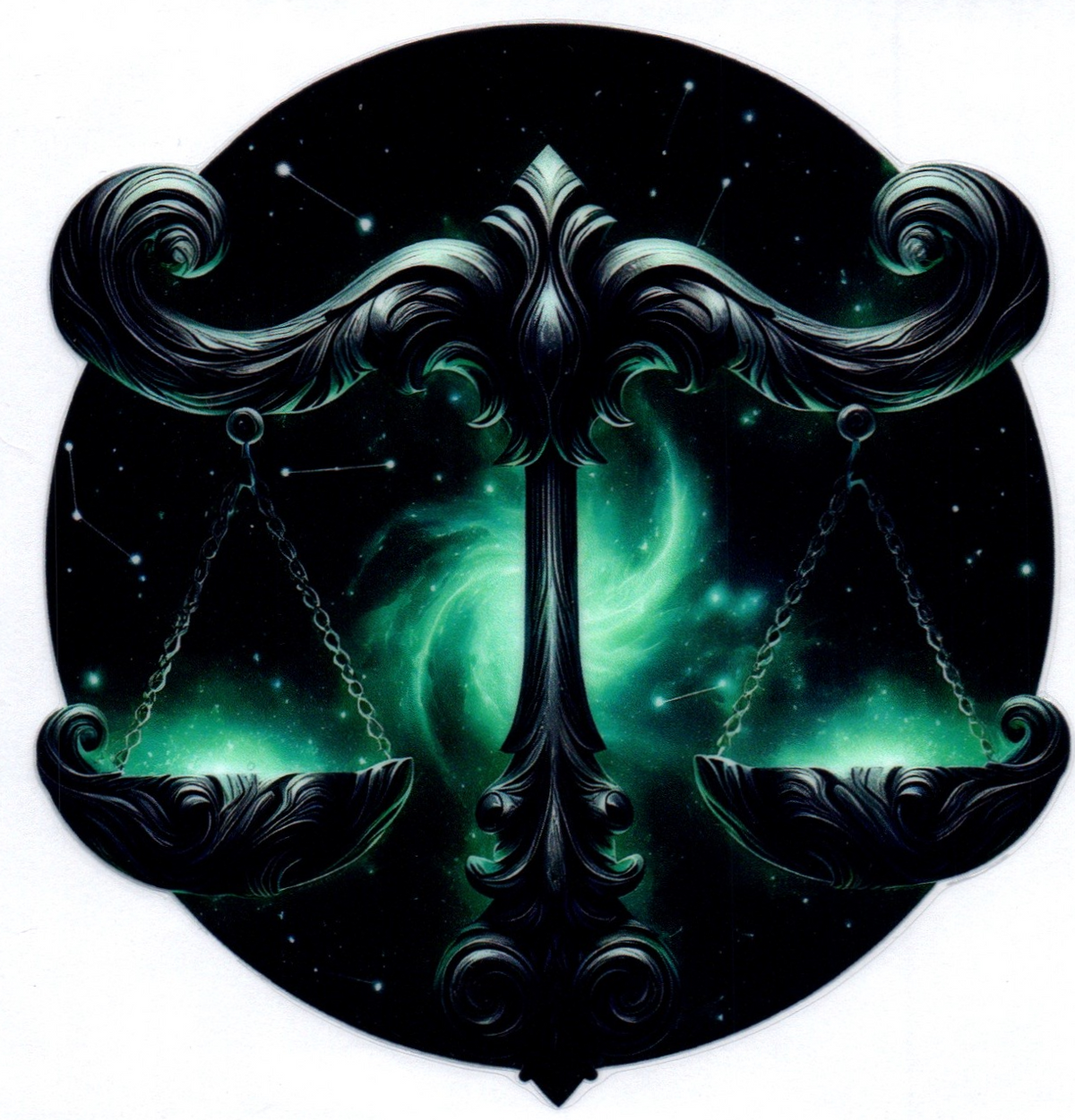 Libra Zodiac Single Decal 3