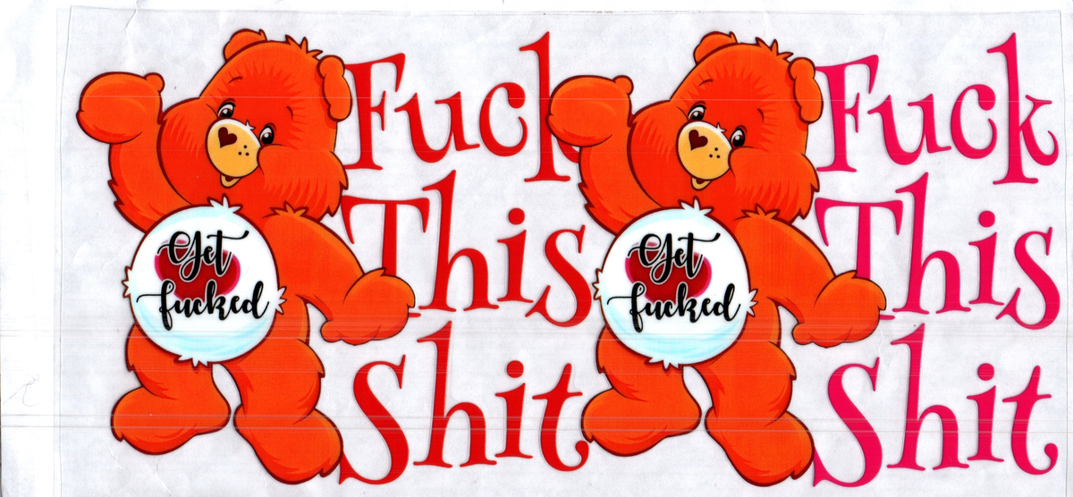 16 oz get f***ed bear misc 351