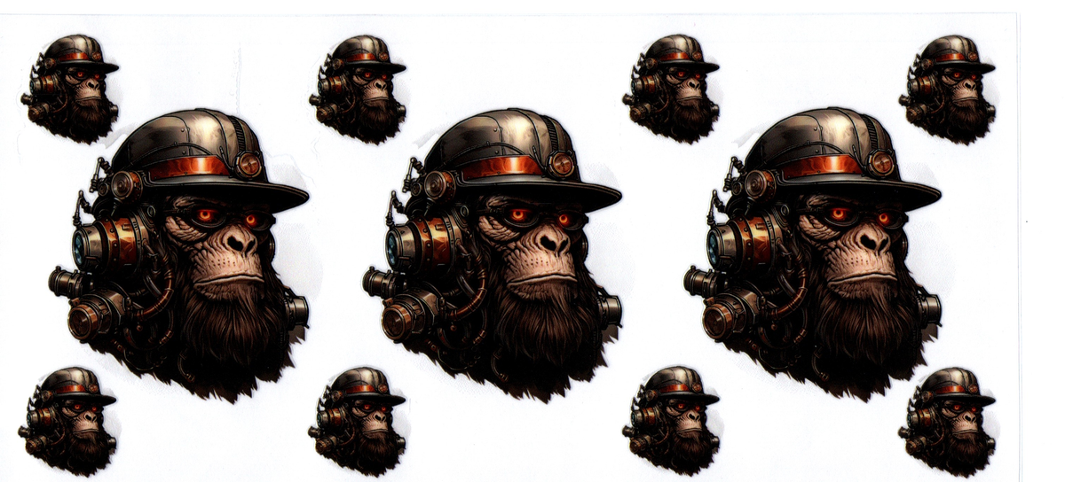 16 oz steampunk gorillas mech 3
