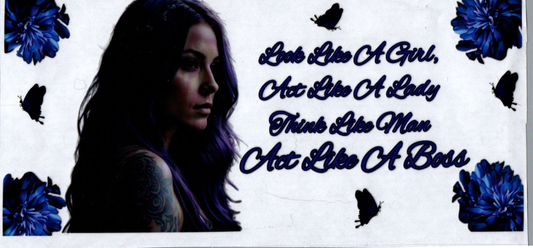 16 oz Tattoo Girl 36