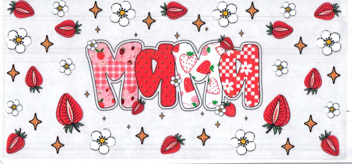 16 oz mama strawberry halves assorted 36