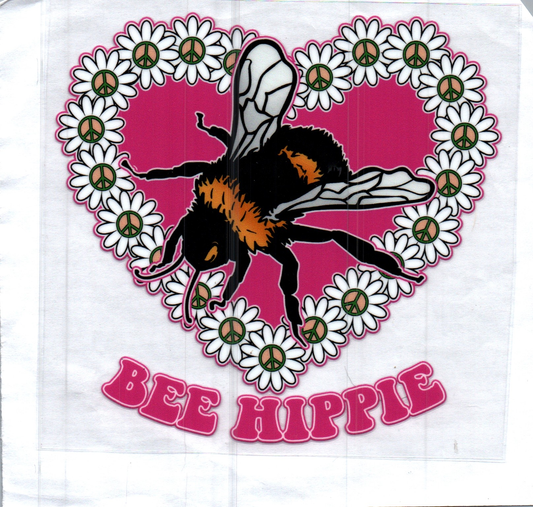 Bee Hippie Decal