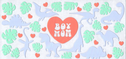 16oz Boy Mom w/Dinosaurs
