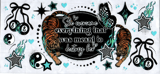 16oz She overcame everything Inspirational