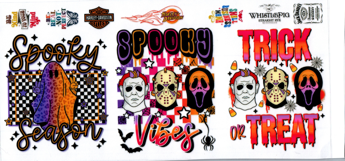 Horror guys and ghost Spooky Season/Vibes Trick or Treat Horror 37