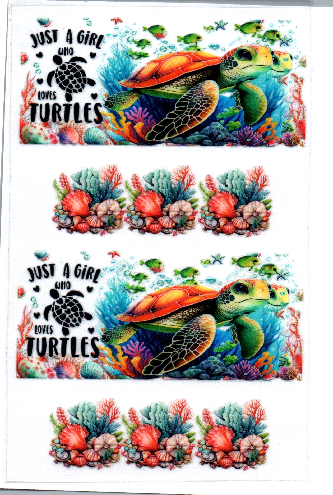 Just a girl who loves turtles Stanley Key Chain Wrap Double 37