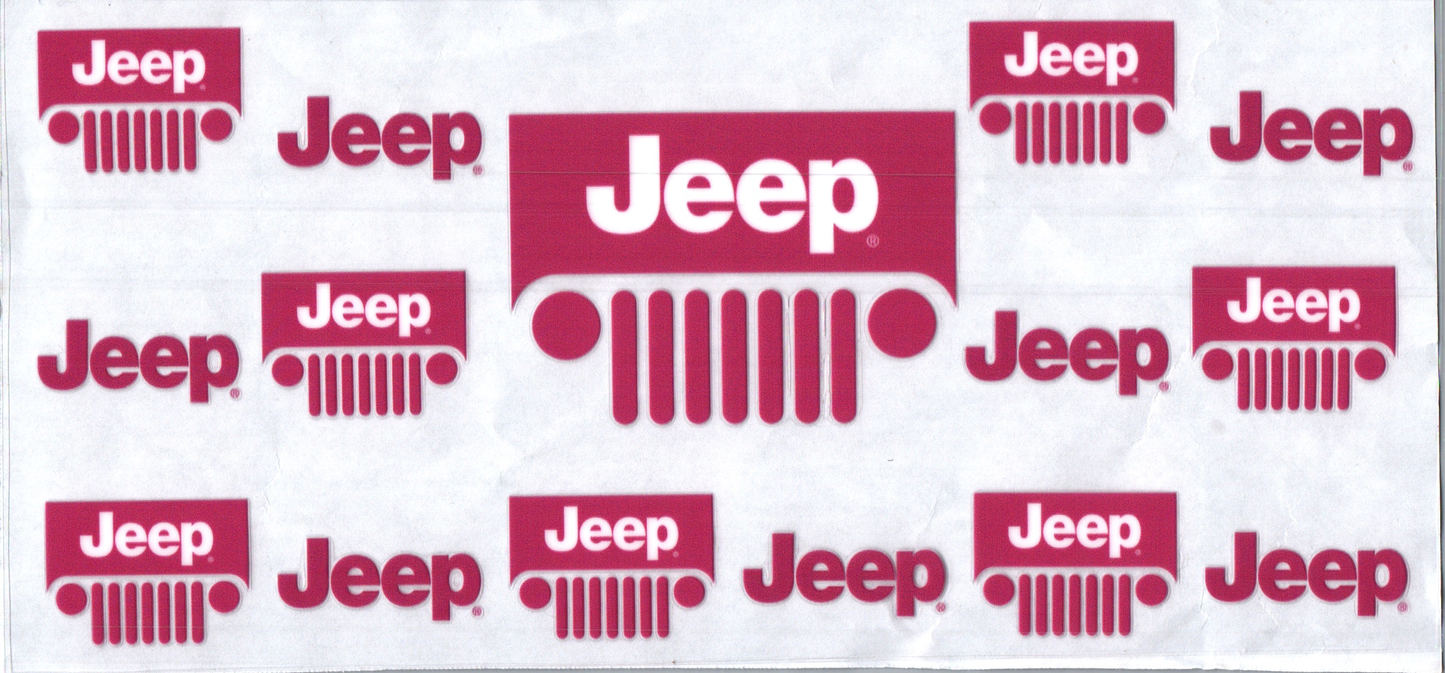 16oz Jeep 5 Car Emblem