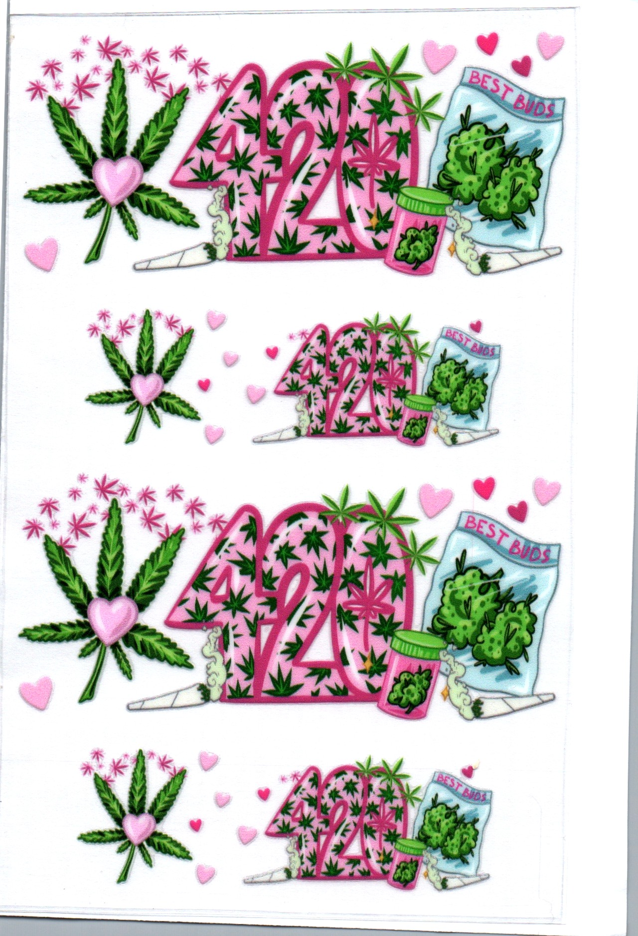 Pink 420 Stanley Key Chain Wrap Double 38