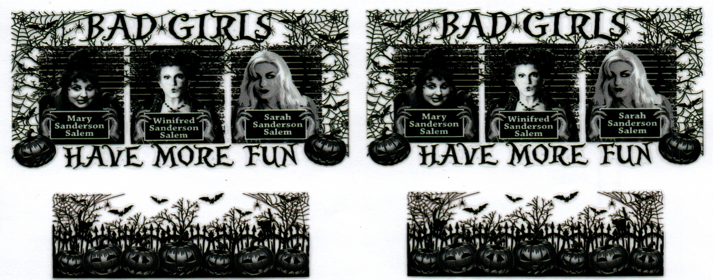 Hocus Pocus Bad Girls Key Chain Wrap Double 38
