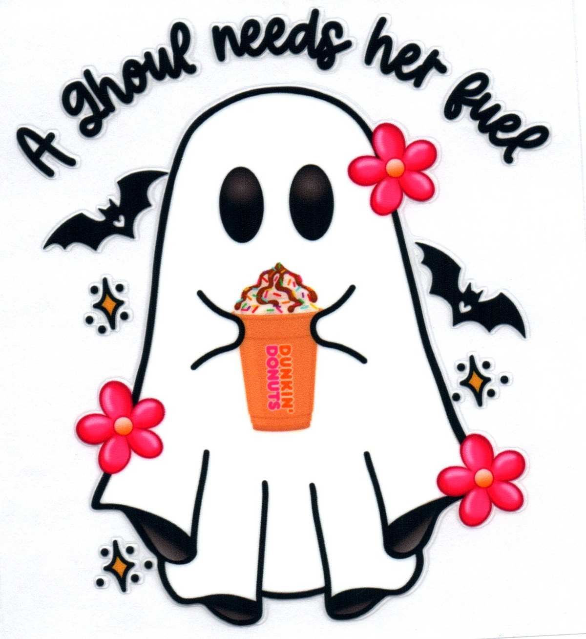 A ghoul needs her fuel DD Coffee Misc. Single Decal 38