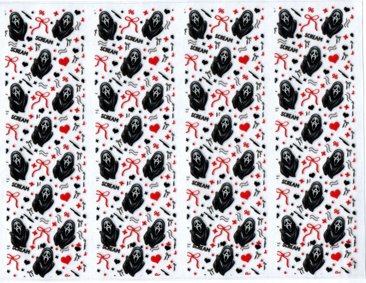 scream red bows pen wraps 39